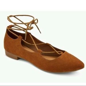 Mossimo Cognac Ballet Flats